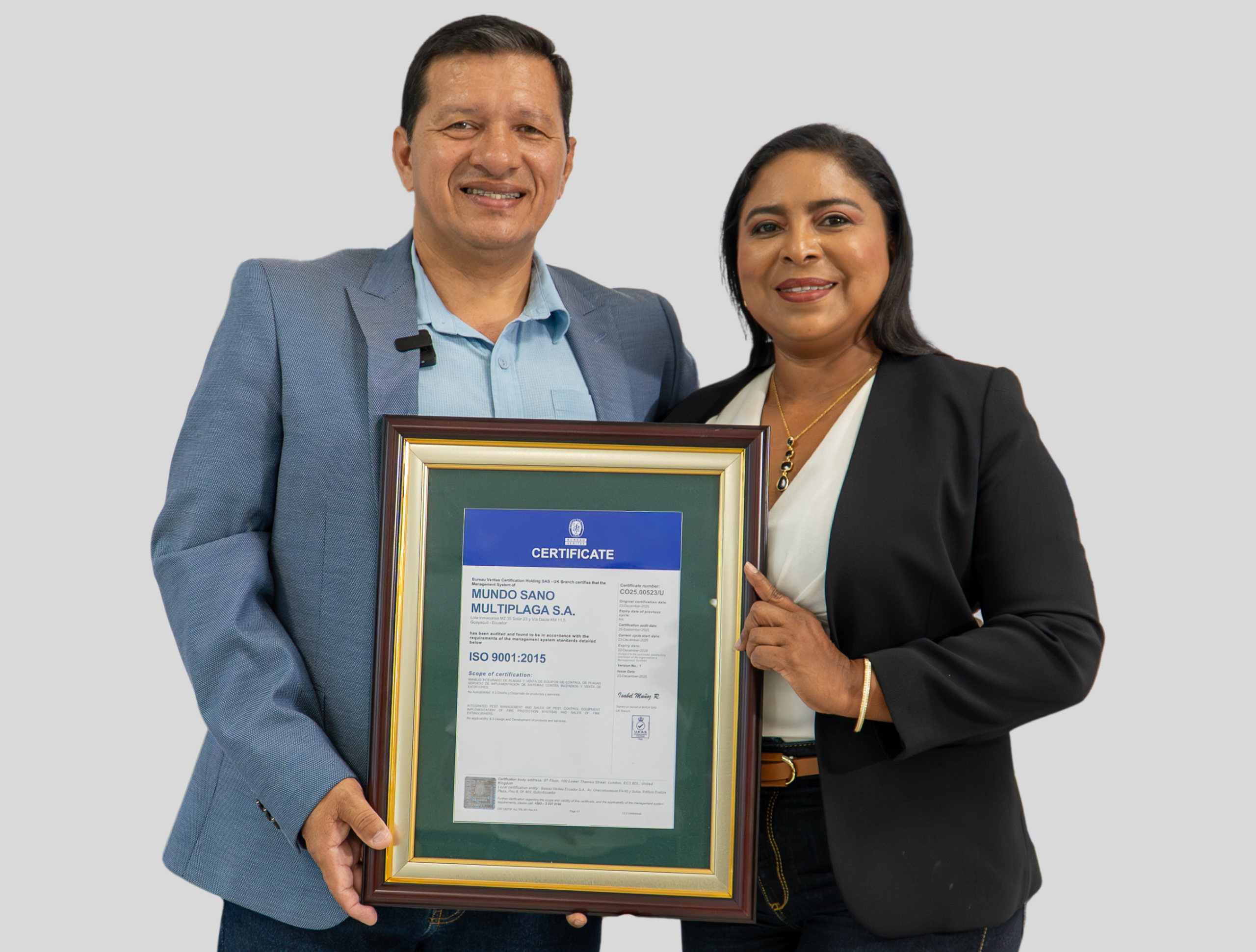 Mundo Sano reafirma su compromiso con la calidad al obtener la certificación ISO 9001:2015
