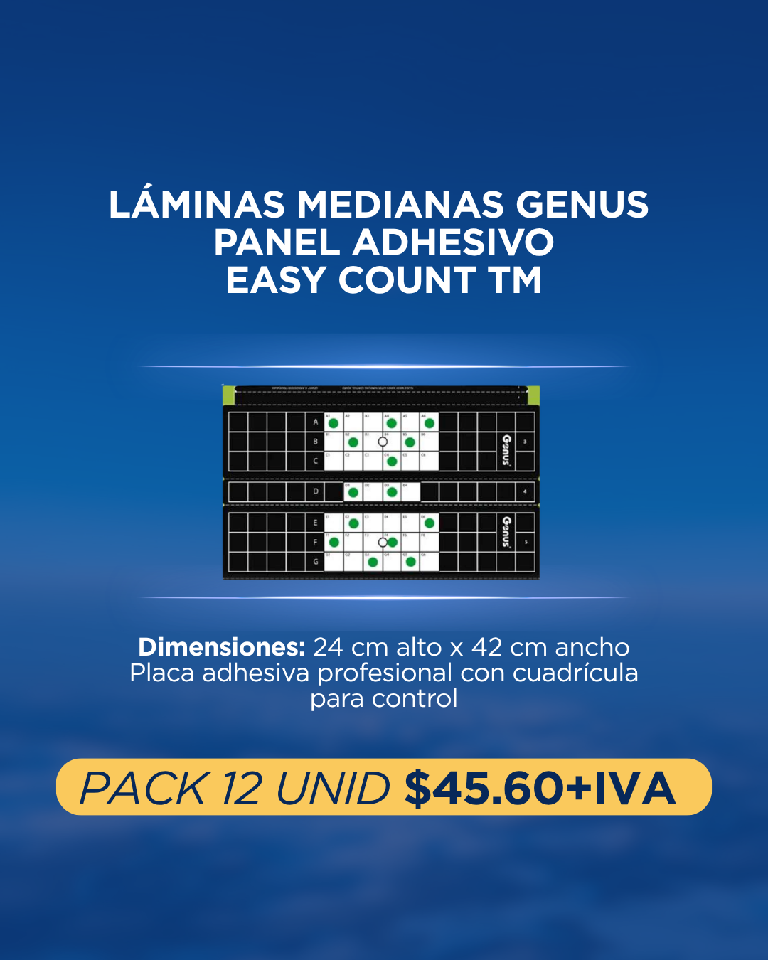 LÁMINAS MEDIANAS GENUS PANEL ADHESIVO EASY COUNT TM